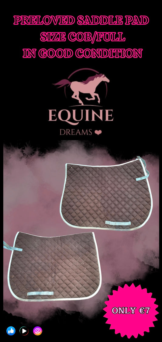 ✨ Preloved Saddle Pad – Size Cob/Full ✨