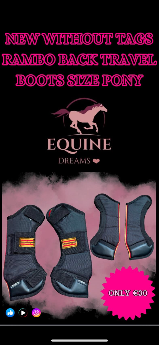 ✨ Rambo Travel Boots – Size Pony ✨