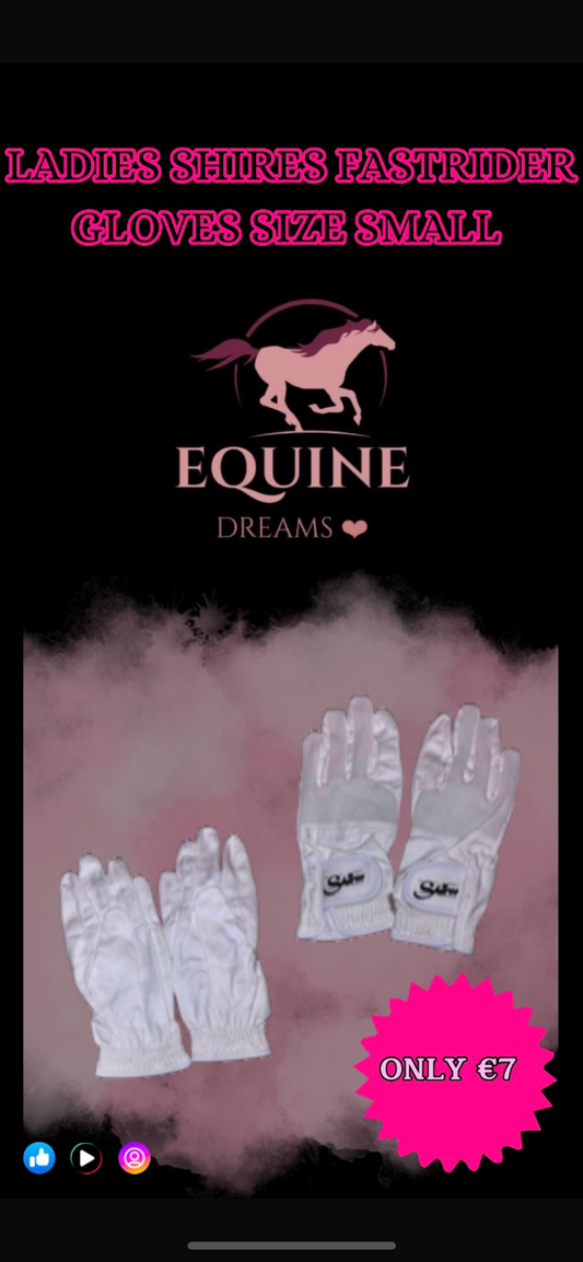 🧤 New Ladies Shires Fastrider Gloves – Size Small