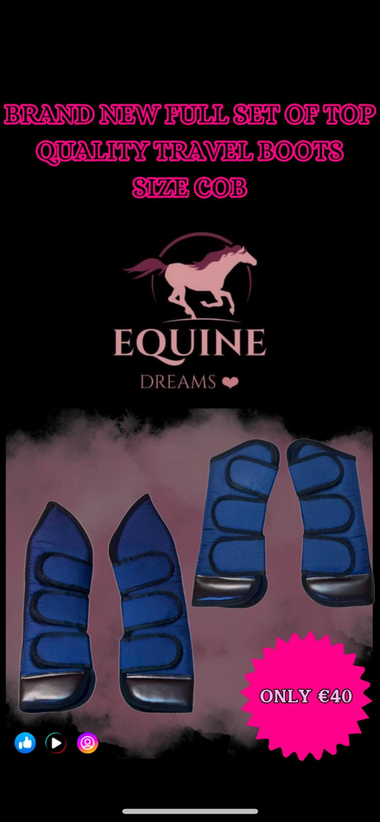 ✨ Brand New Full Set of Travel Boots – Size Cob ✨