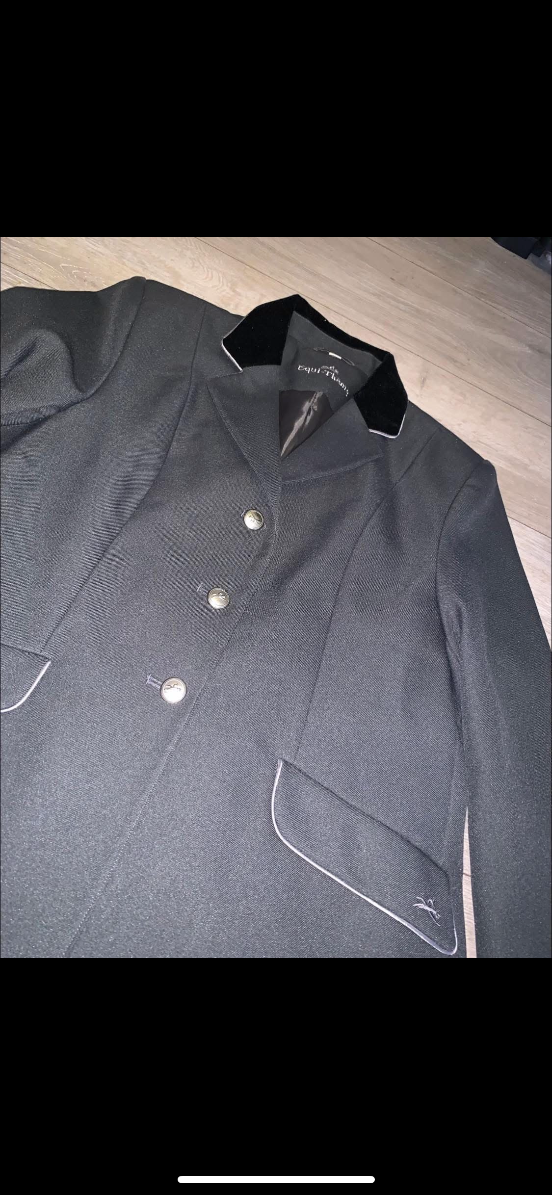 ✨ Stunning Like New Grey EquiTheme Show Jacket – Approx. Size UK 14 ✨