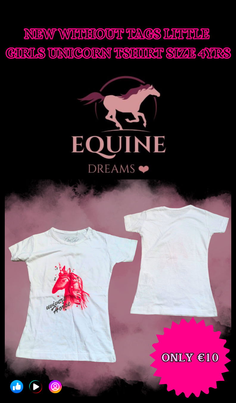 ✨ Beautiful Unicorn T-Shirt – Size 4yrs ✨