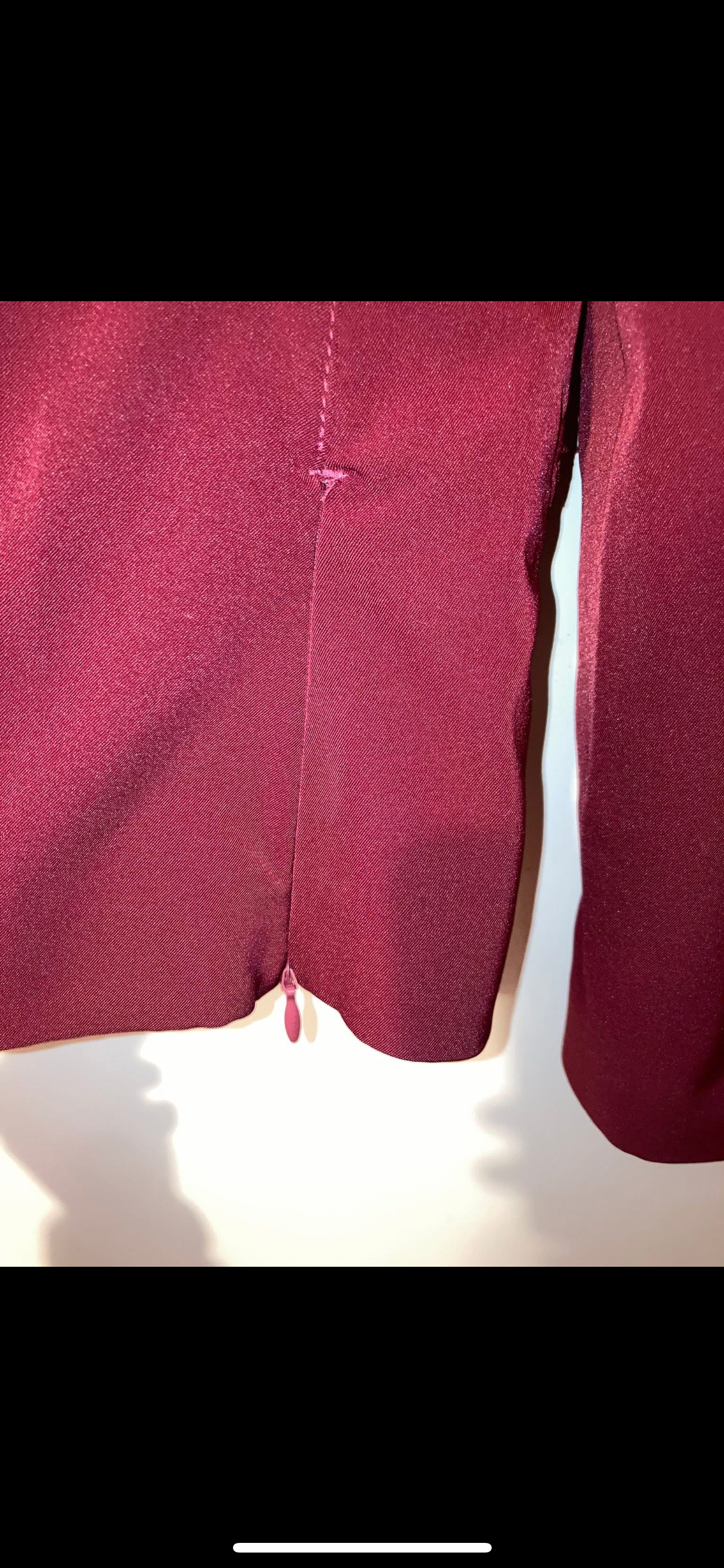 ✨ Stunning Wine Red Ladies Show Jacket ✨