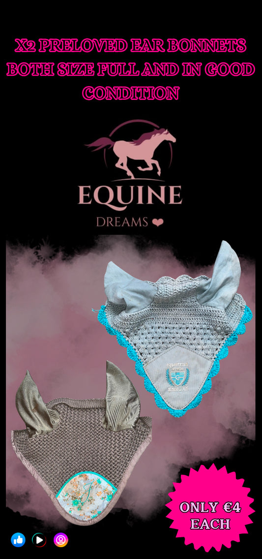 ✨ Preloved Ear Bonnets – Size Full (x2 Available) ✨