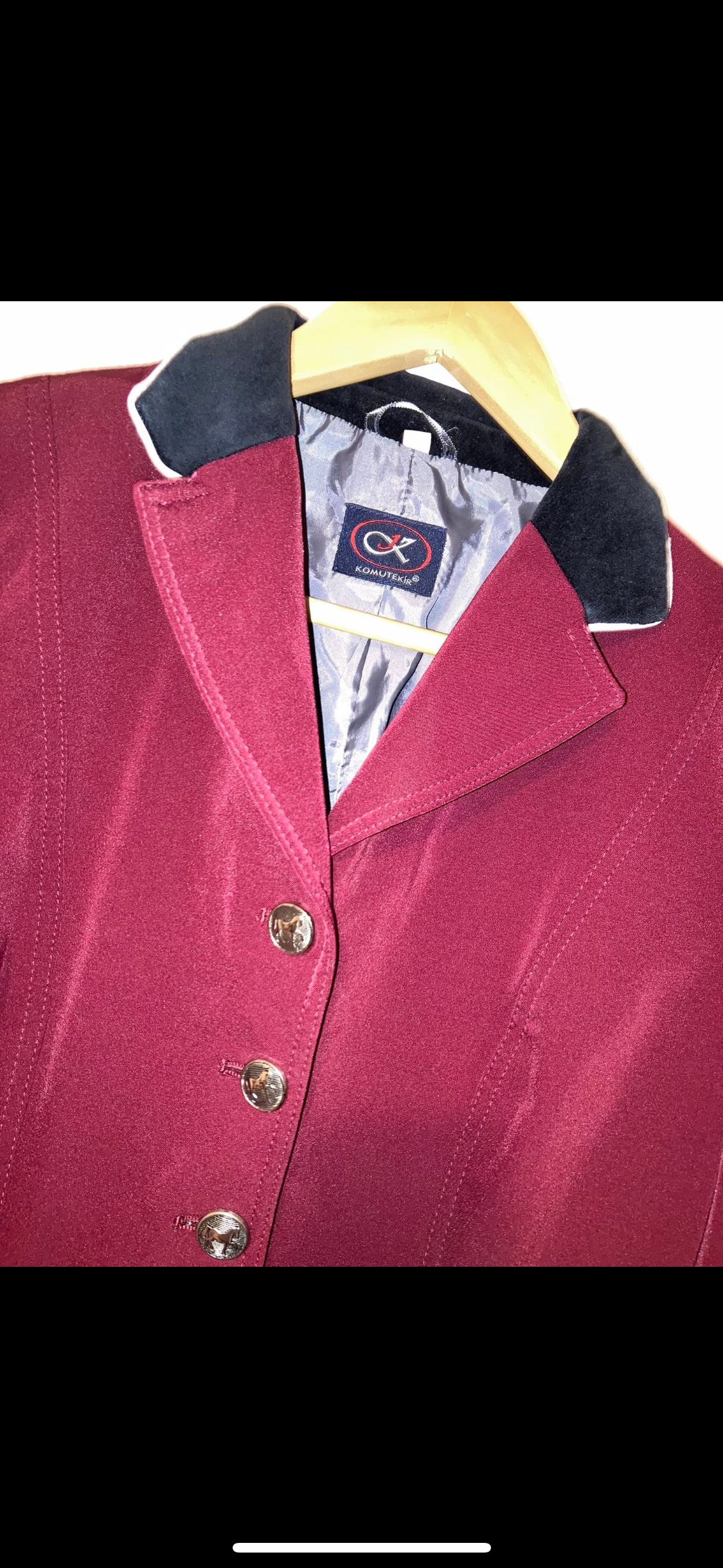 ✨ Stunning Wine Red Ladies Show Jacket ✨