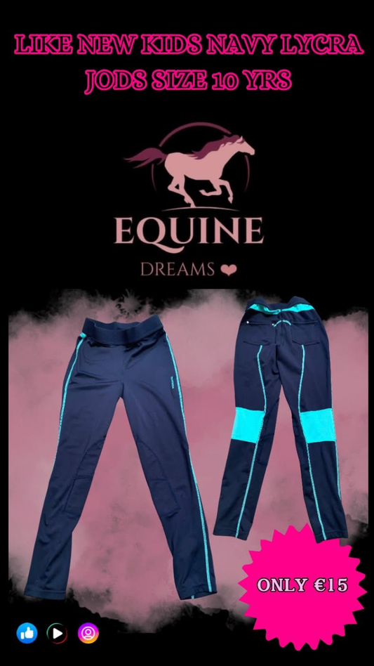 ✨ Like New Kids Stylish Lycra Jods – Size 10yrs ✨