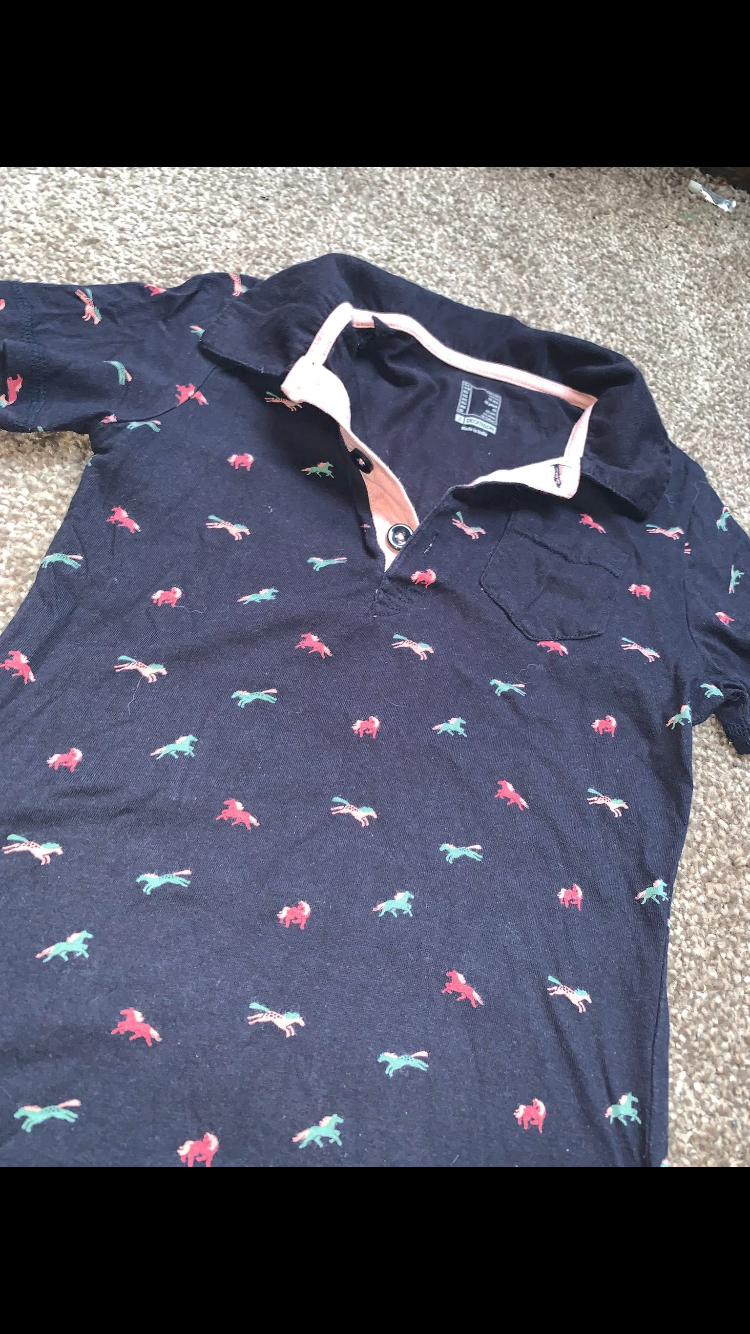 ๐ Preloved Kids Navy Polo Shirt โ Size 10yrs ๐