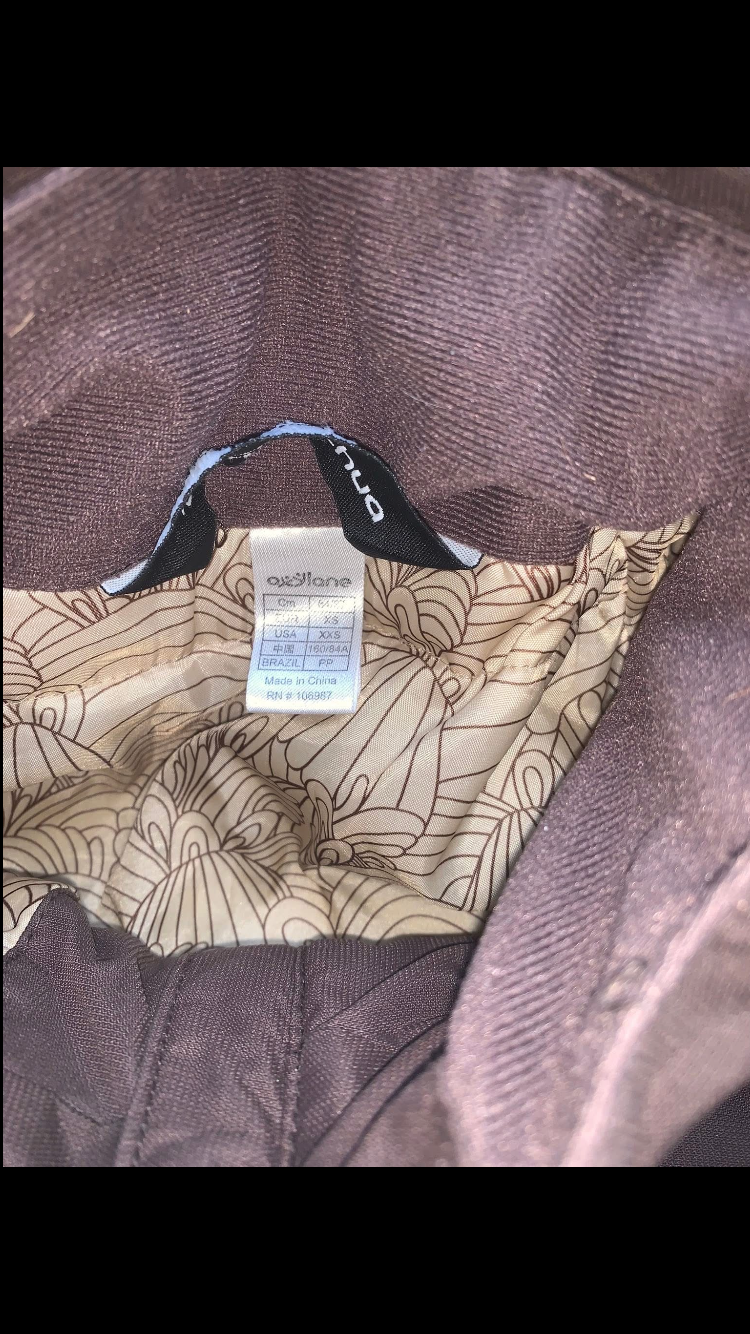 ๐ค Preloved Ladies Brown Waterproof Yard Jacket โ Size XS (Approx. UK8) ๐ค