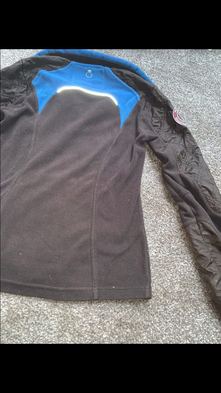 🧥 Preloved Ladies Brown Fleece Jacket – Size XS (Approx. UK6/8) 🧥