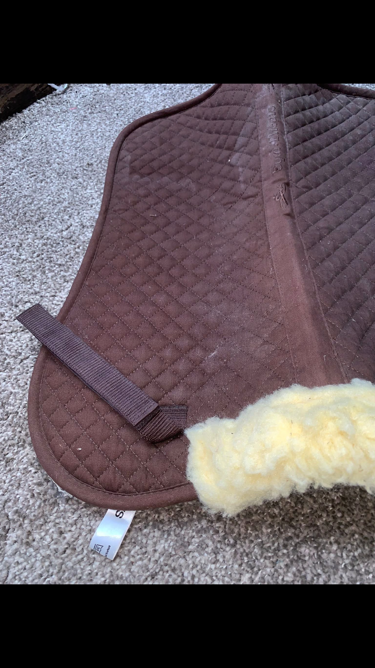 🤎 Preloved Brown Half Pad – Size Full 🤎