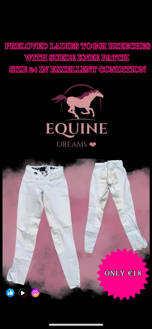✨ Preloved Ladies Toggi Breeches – Size 24 (Approx. UK6) ✨