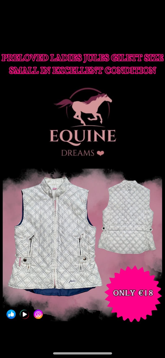 ✨ Preloved Ladies Joules Gilet – Size Small ✨