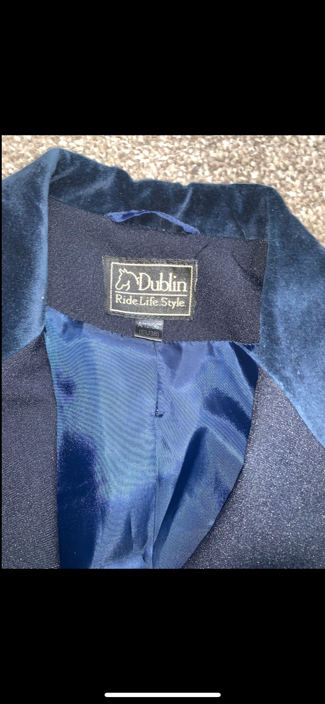 ✨ Preloved Ladies Dublin Show Jacket – UK12 ✨
