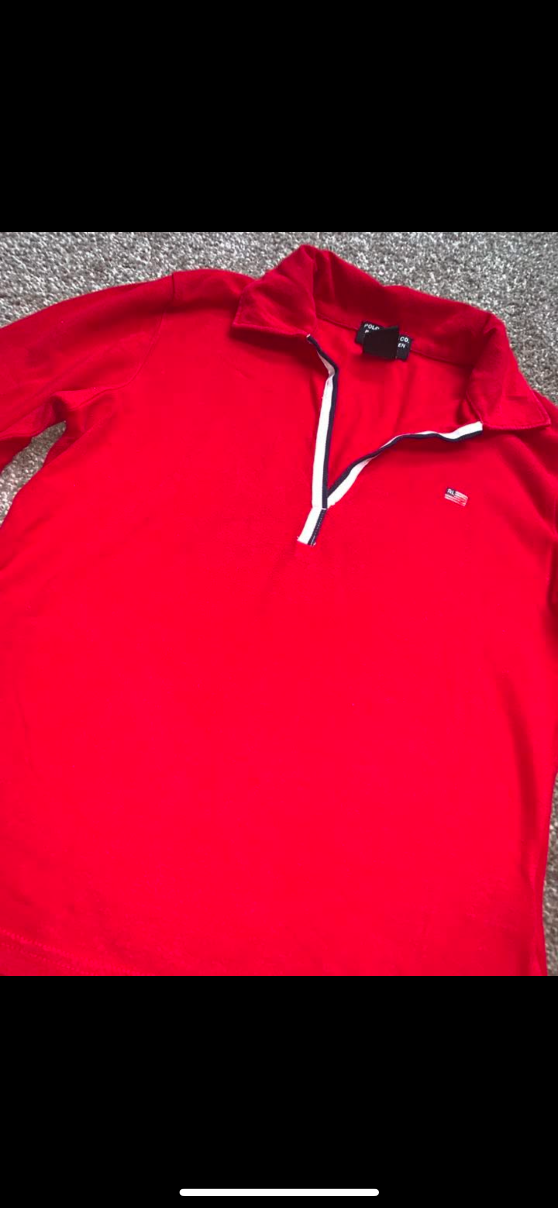 🧥 Preloved Ladies Rich Red Ralph Lauren Jumper 🧥