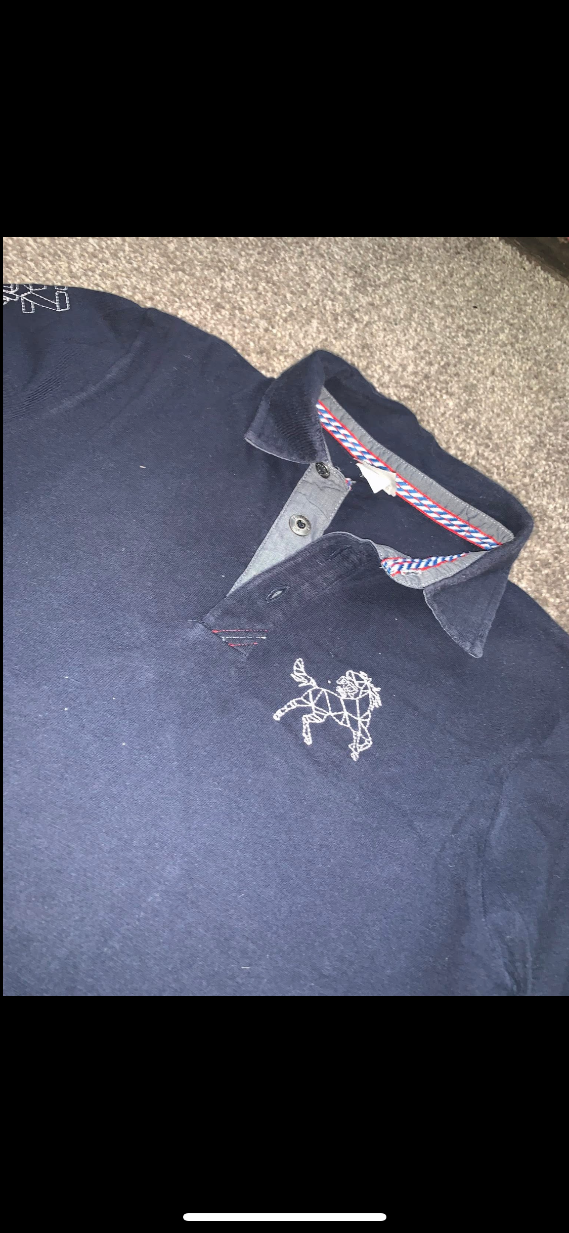 ๐ Preloved Kids Long Sleeve Polo Shirt โ Size 12Y ๐