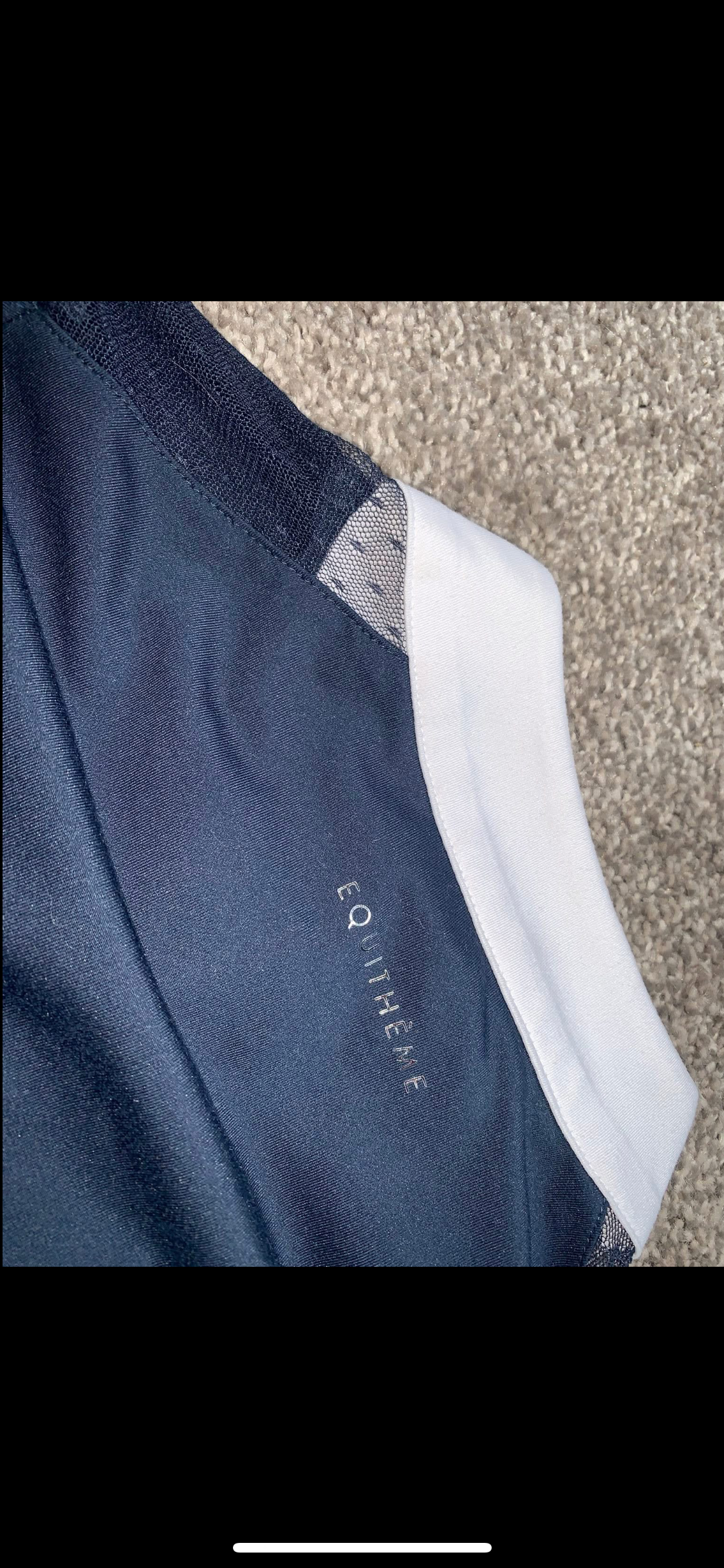 ๐โจ Stunning Ladies Navy EquiTheme Show Top โจ๐