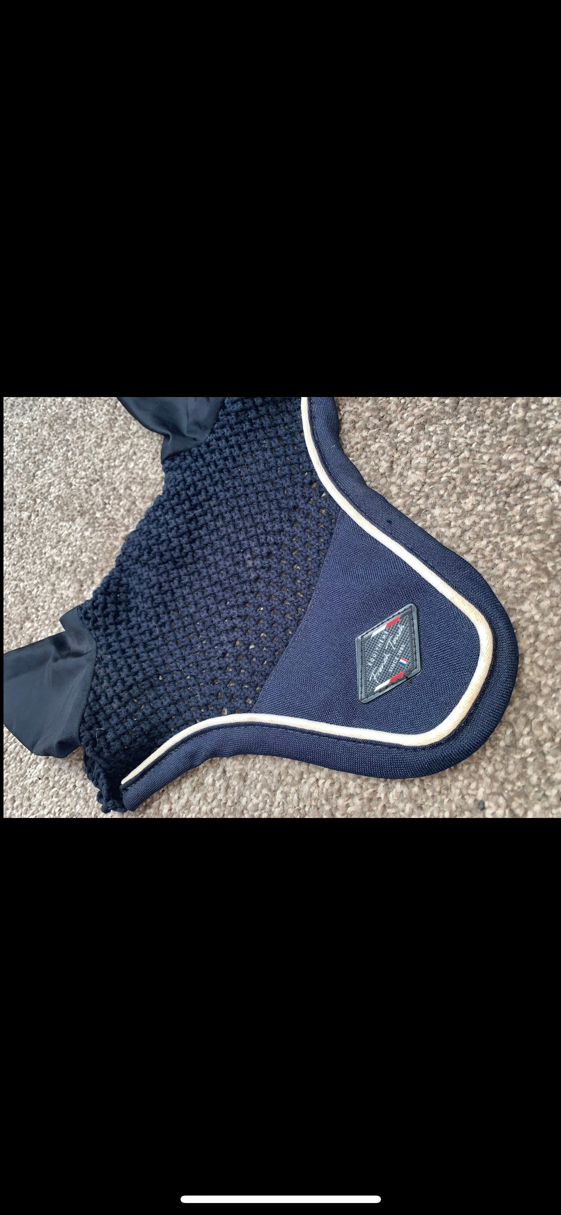 ๐ชถ๐ Preloved Size Full Navy Ear Bonnet ๐๐ชถ