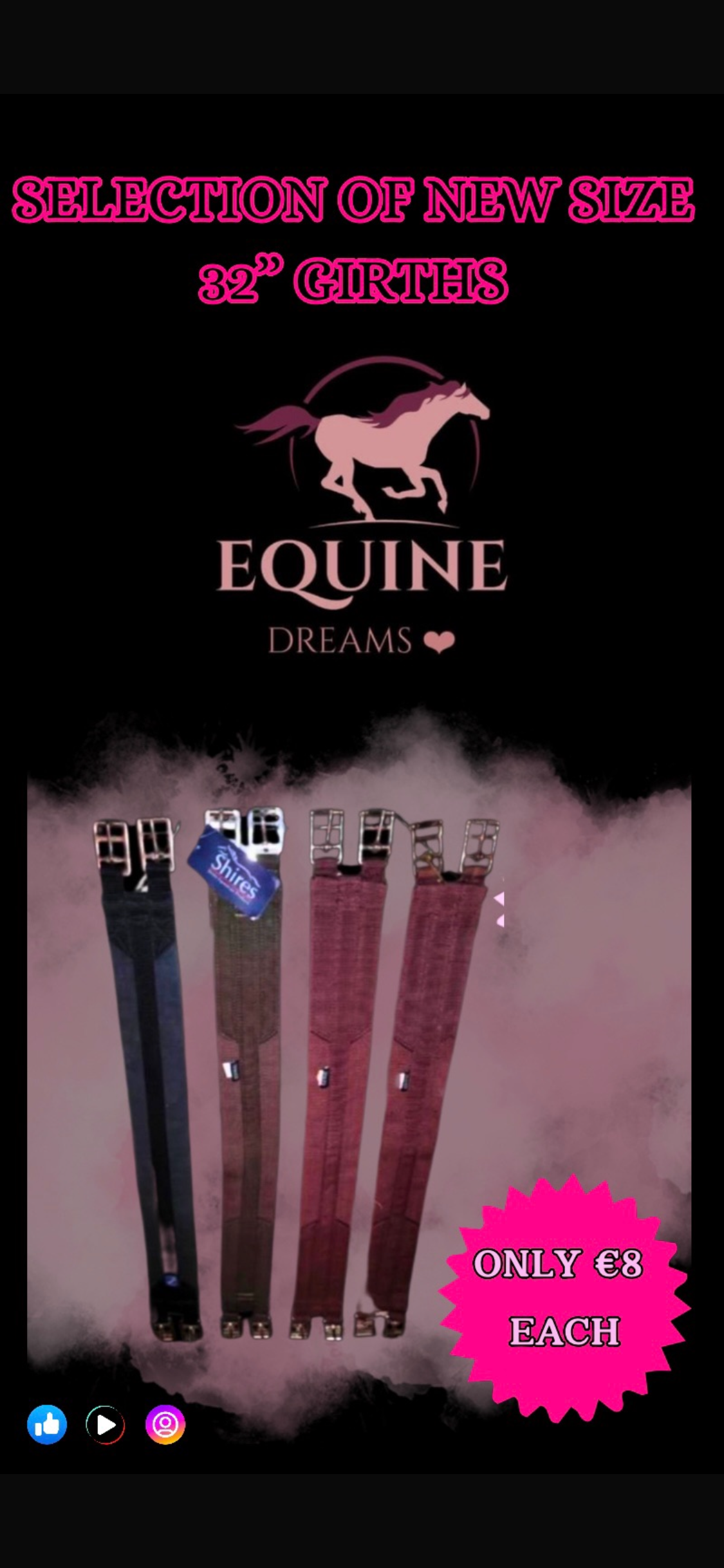 ✨ Selection of New 32” Girths – 4 Available ✨