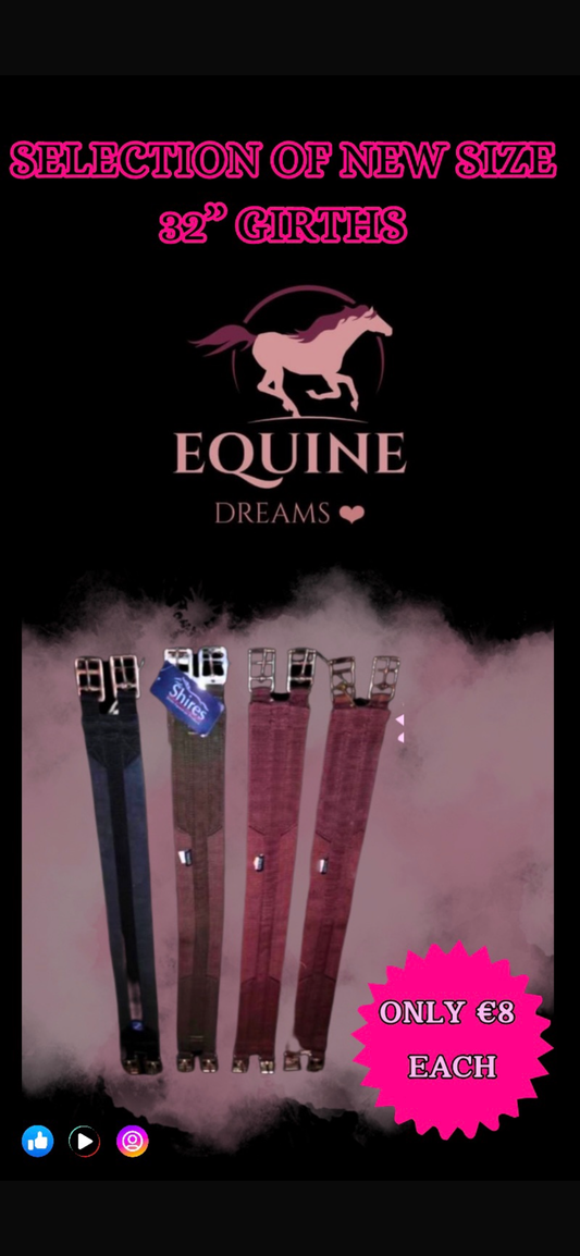 ✨ Selection of New 32” Girths – 4 Available ✨