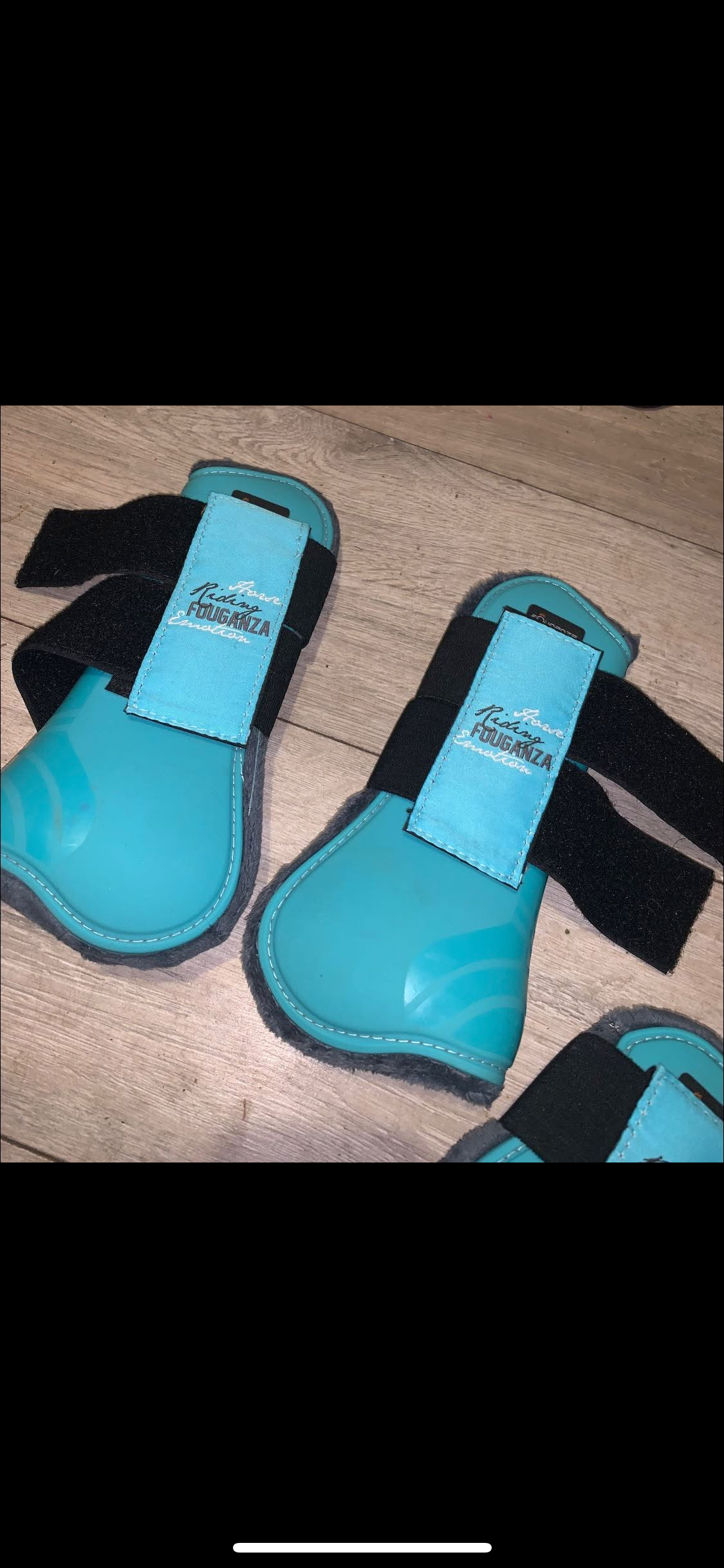 🦵 Preloved Size Full Tendon & Fetlock Boots with Fur Lining 🦵