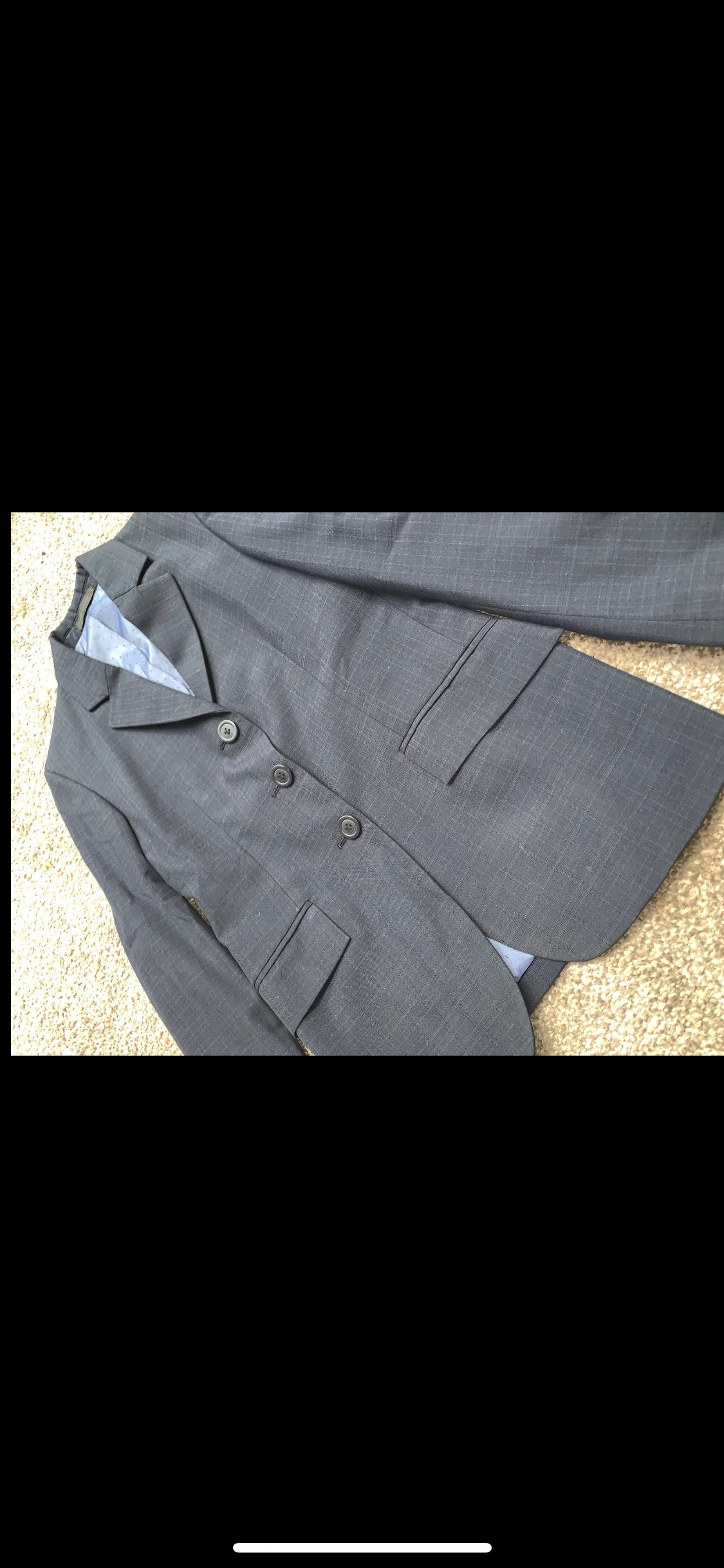 ✨ Preloved Kids Navy Check Show/Hunt Jacket – Size 12yrs ✨