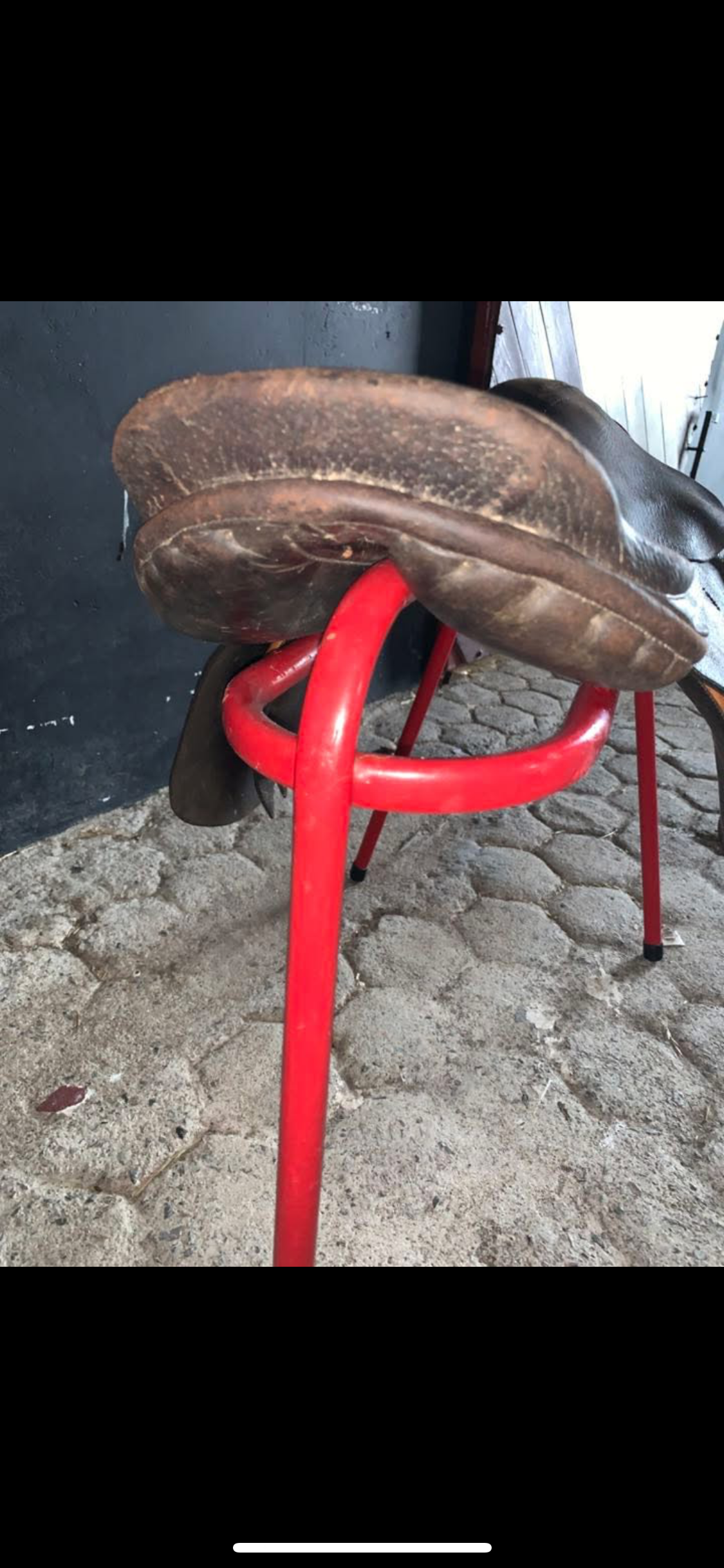 🤎🐎 Preloved Brown Leather Racing Saddle – 16” 🐎🤎