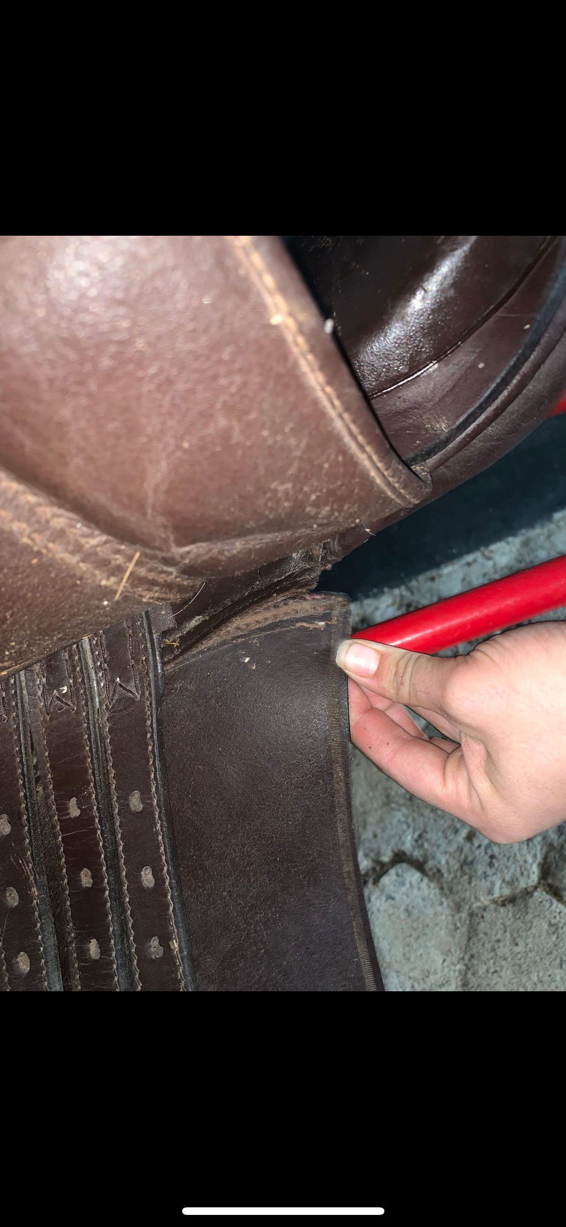 🤎🐴 Preloved Brown Synthetic Pony Saddle – 14” 🐴🤎
