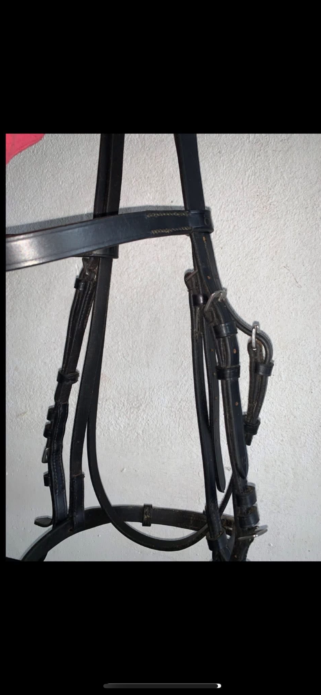 🖤✨ Like New Black Soft Leather Show/Hunt Bridle – Size Cob ✨🖤