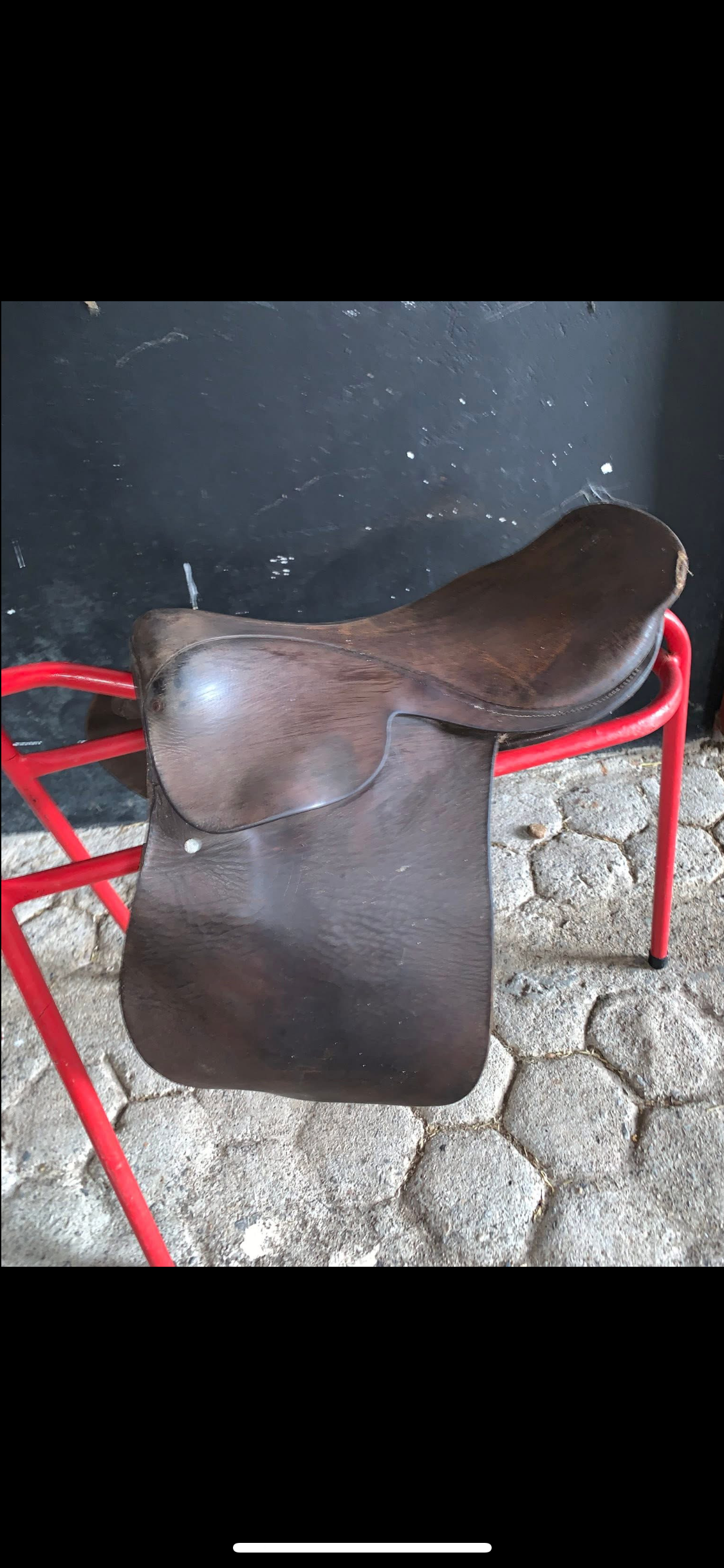 🤎🐎 Preloved Brown Leather Racing Saddle – 16” 🐎🤎