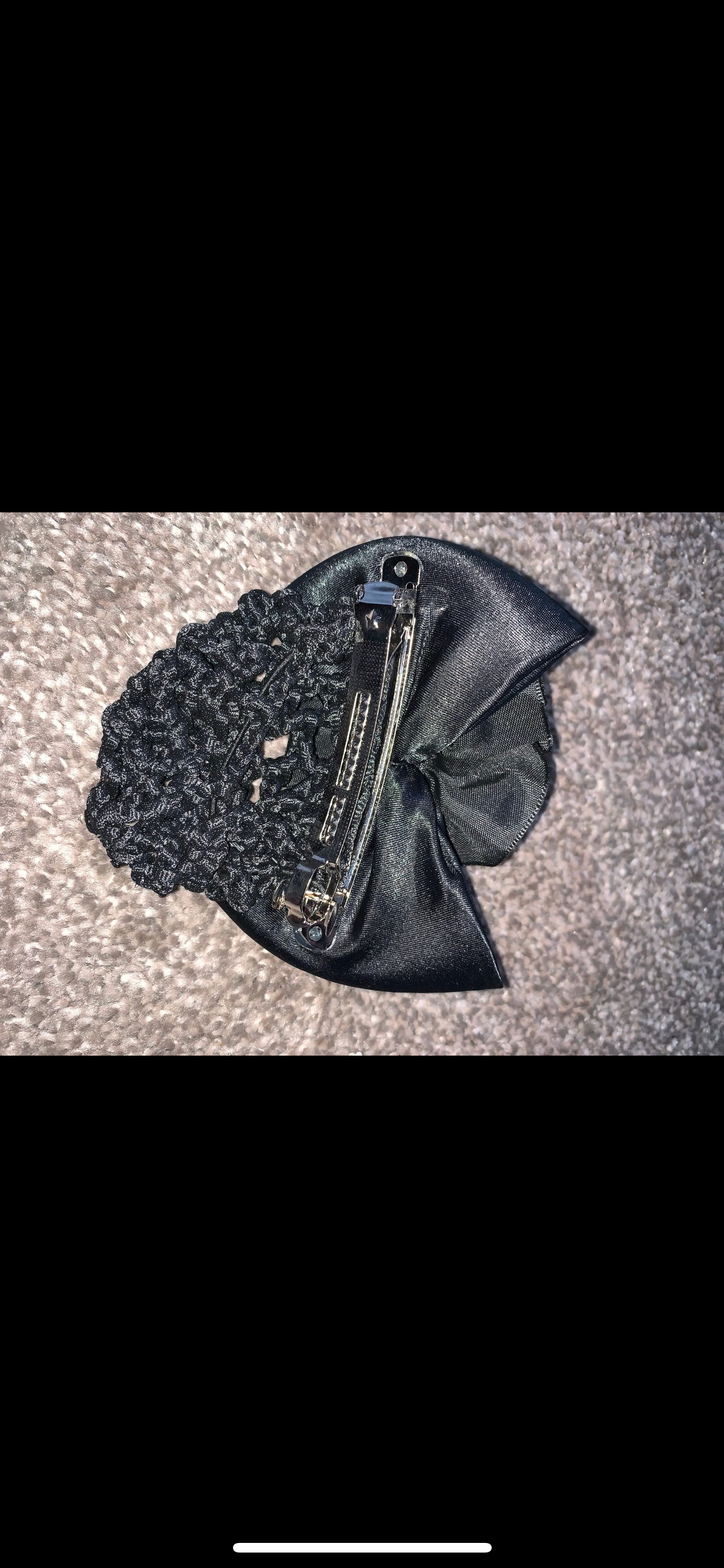 🆕 Brand New Hair Bow Clips with Hair Nets – Rhinestone Design 🆕