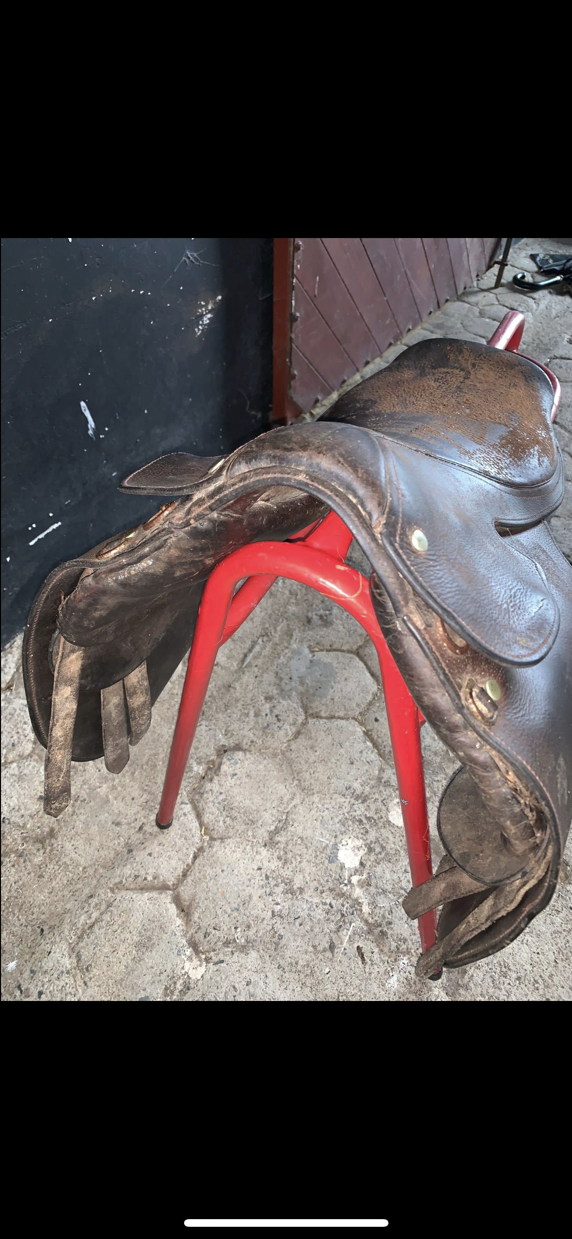 🤎🐎 Preloved Brown Leather Racing Saddle – 15” 🐎🤎