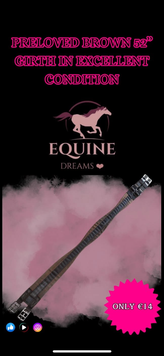 🤎🐴 Preloved Brown Girth – 52” 🐴🤎