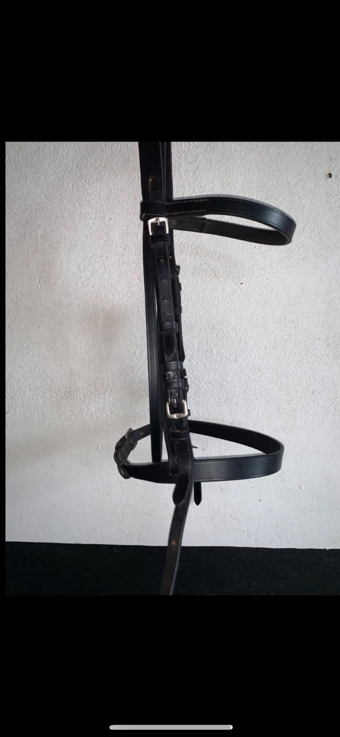 🖤✨ Like New Black Soft Leather Show/Hunt Bridle – Size Cob ✨🖤