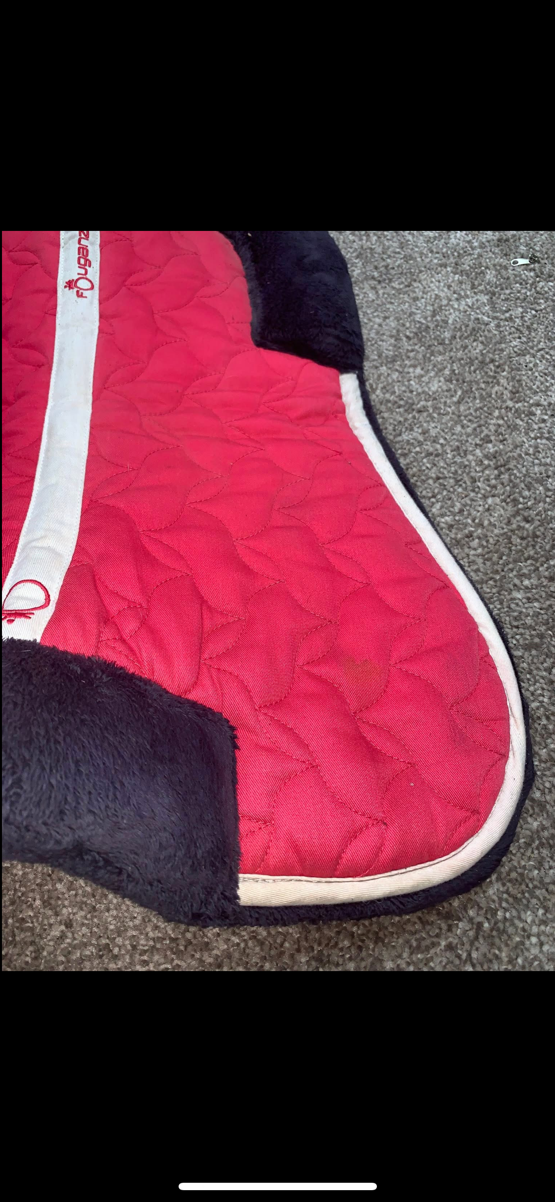 💖 Beautiful Pink & Navy Half Pad – Size Full