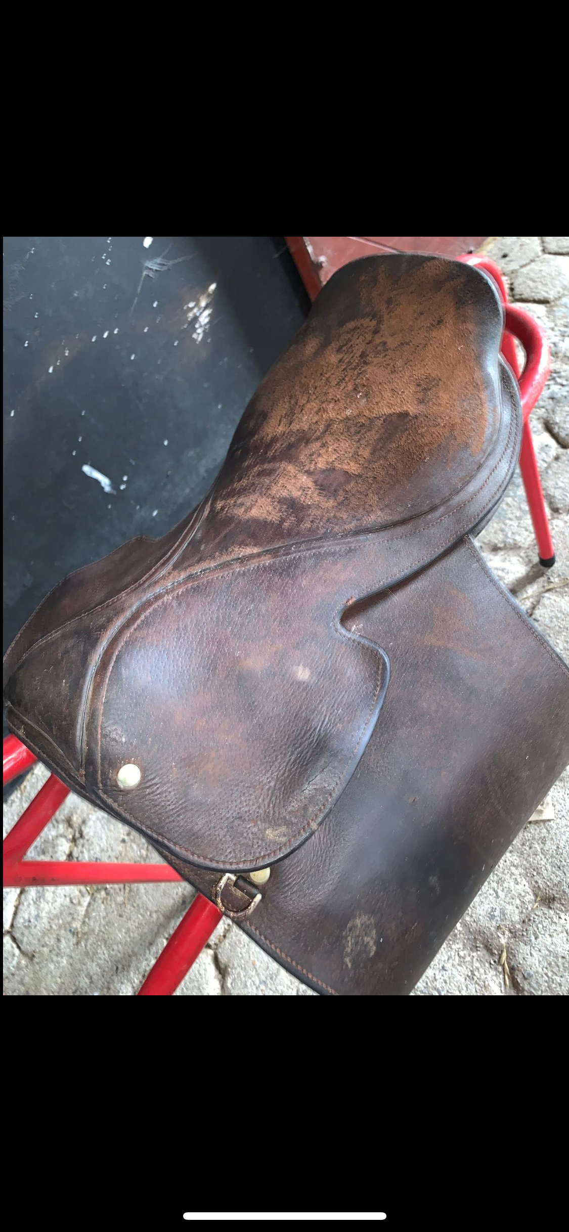 🤎🐎 Preloved Brown Leather Racing Saddle – 15” 🐎🤎