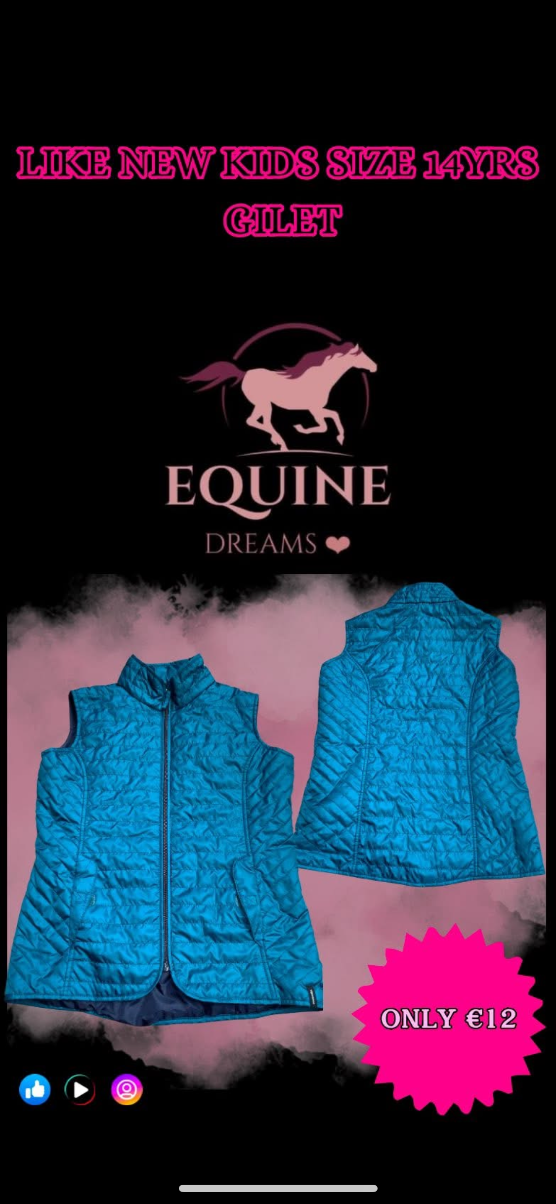 ✨ Like New Kids Gilet – Size 14yrs ✨