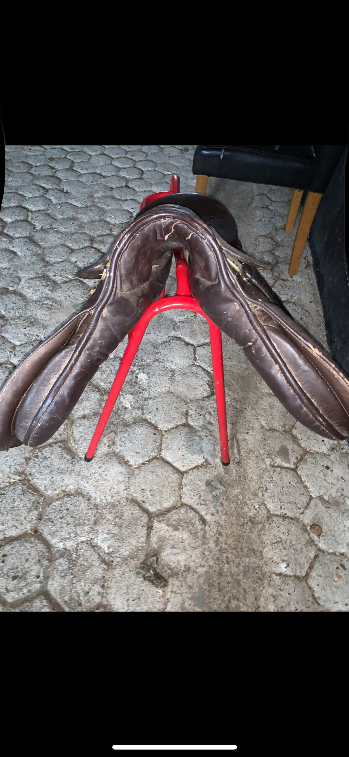 🤎🐴 Preloved Brown Synthetic Pony Saddle – 14” 🐴🤎