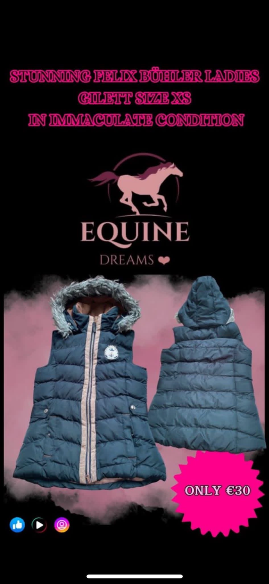 ✨ Stunning Ladies Felix Bühler Gilet – Size XS ✨