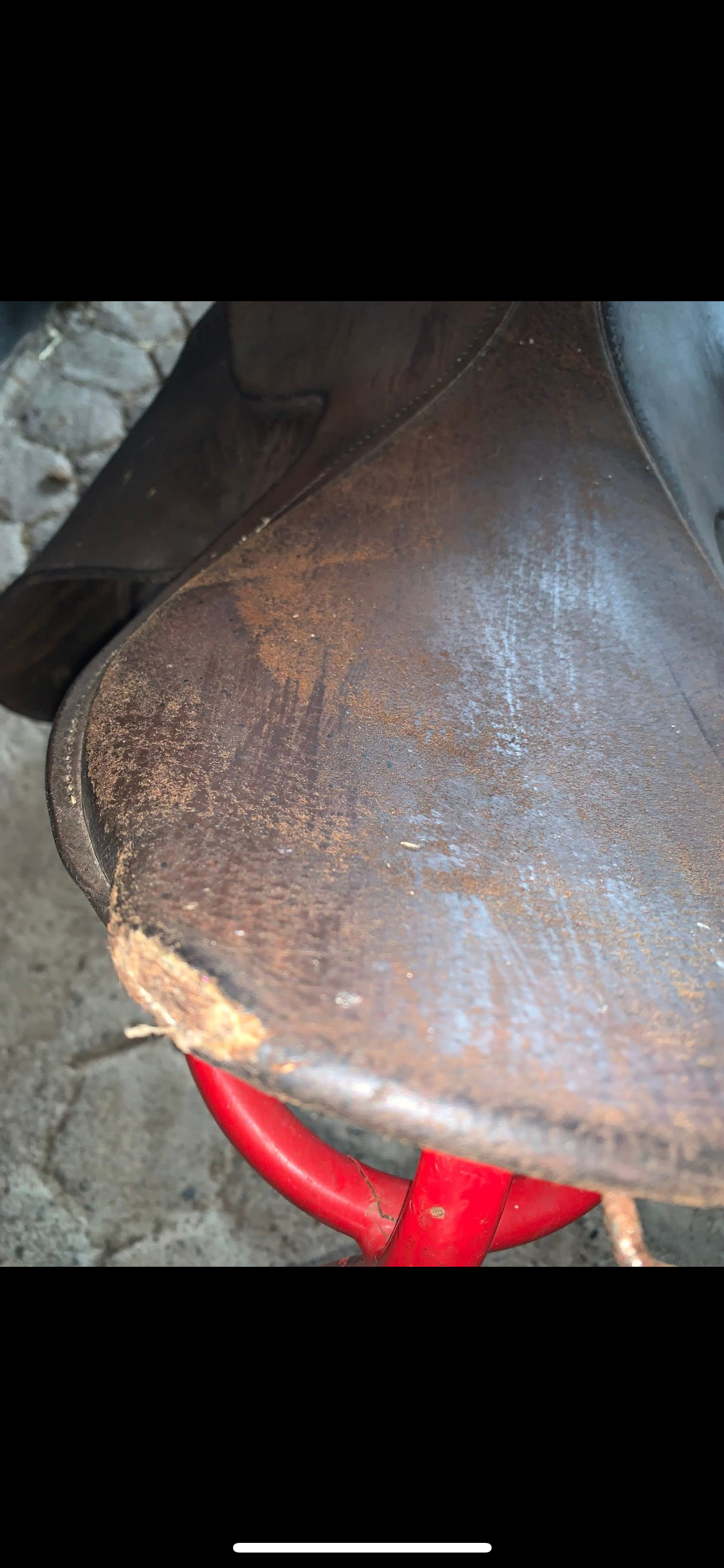 🤎🐎 Preloved Brown Leather Racing Saddle – 16” 🐎🤎