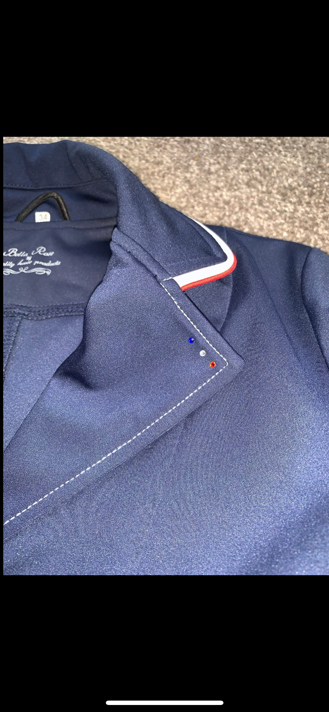 ✨ Stunning Ladies QHP Lycra Show Jacket – Approx. UK6 ✨