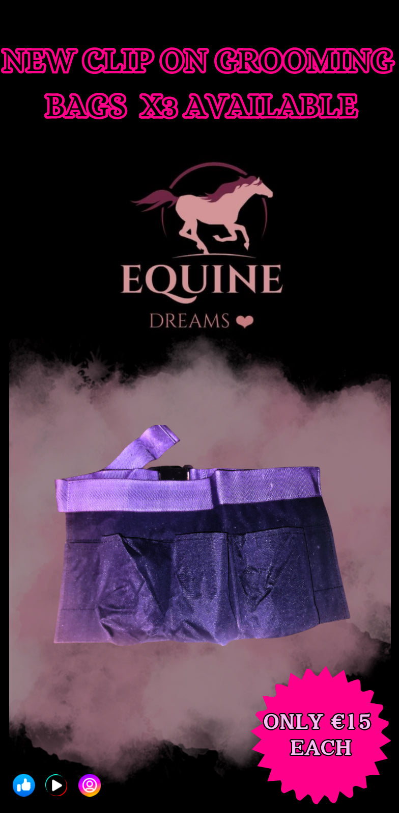 ✨ New Clip-On Grooming Bags – Super Handy & Practical! ✨