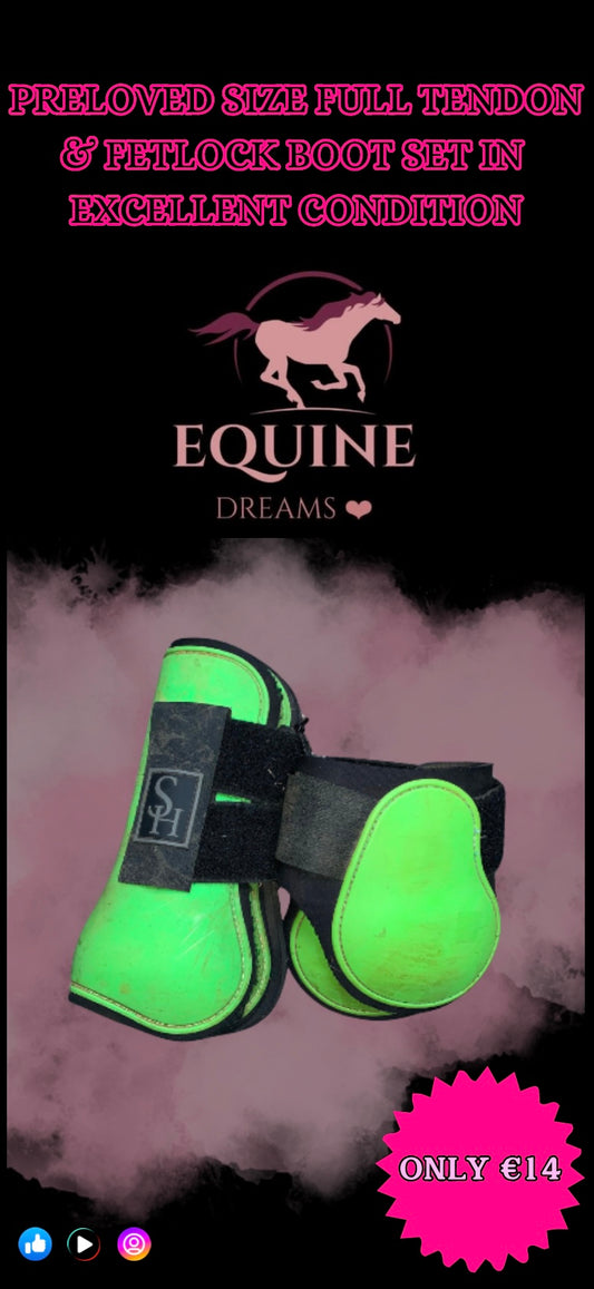✨ Preloved Tendon & Fetlock Boot Set – Size Full ✨