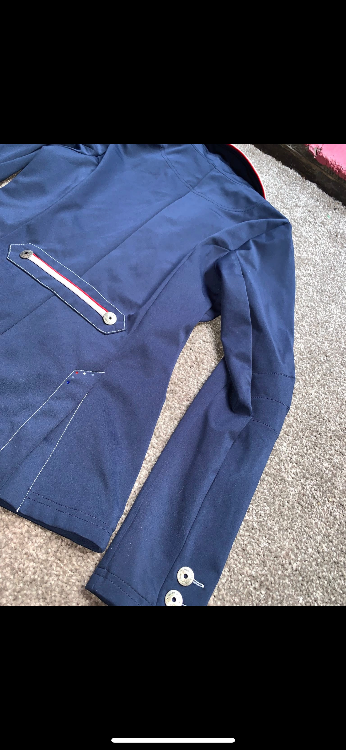 ✨ Stunning Ladies QHP Lycra Show Jacket – Approx. UK6 ✨