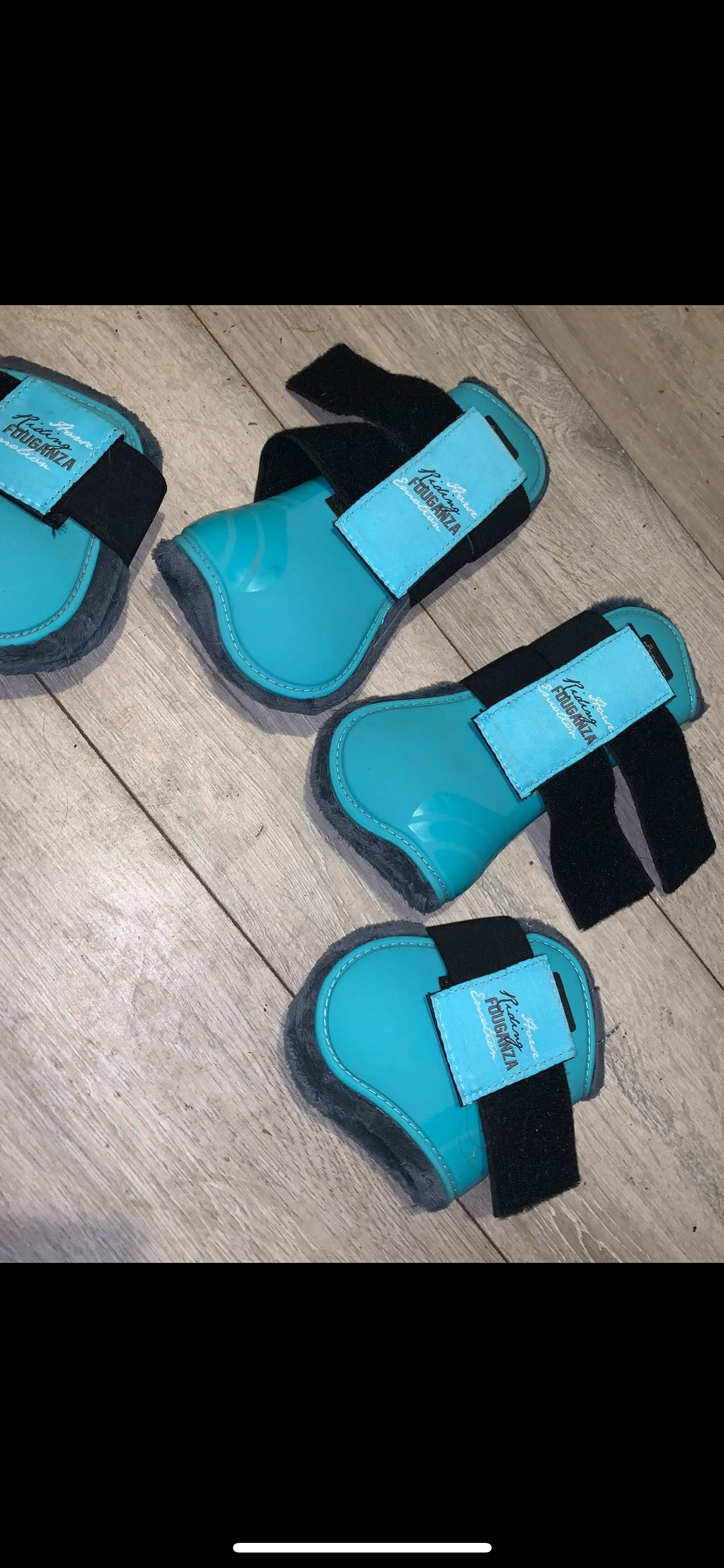 🦵 Preloved Size Full Tendon & Fetlock Boots with Fur Lining 🦵