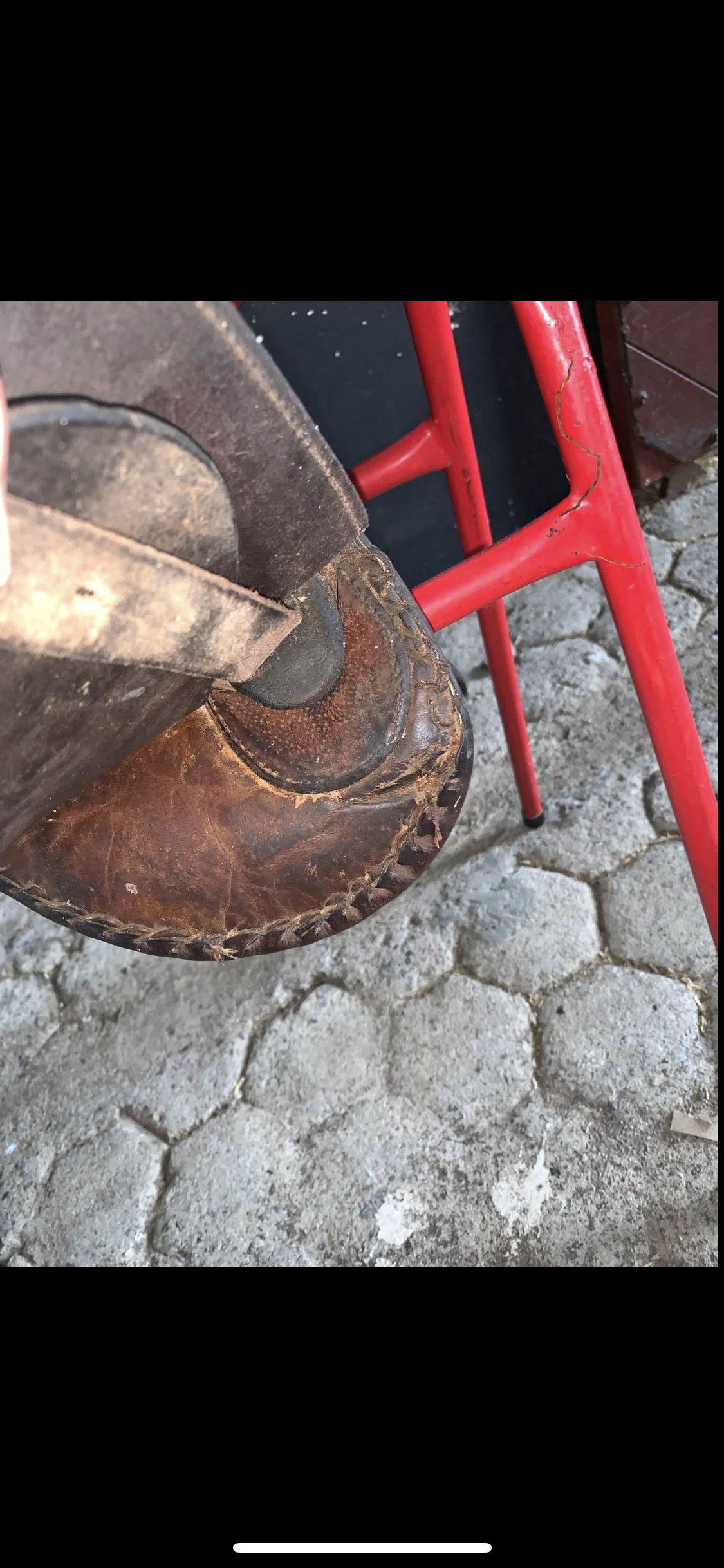 🤎🐎 Preloved Brown Leather Racing Saddle – 15” 🐎🤎