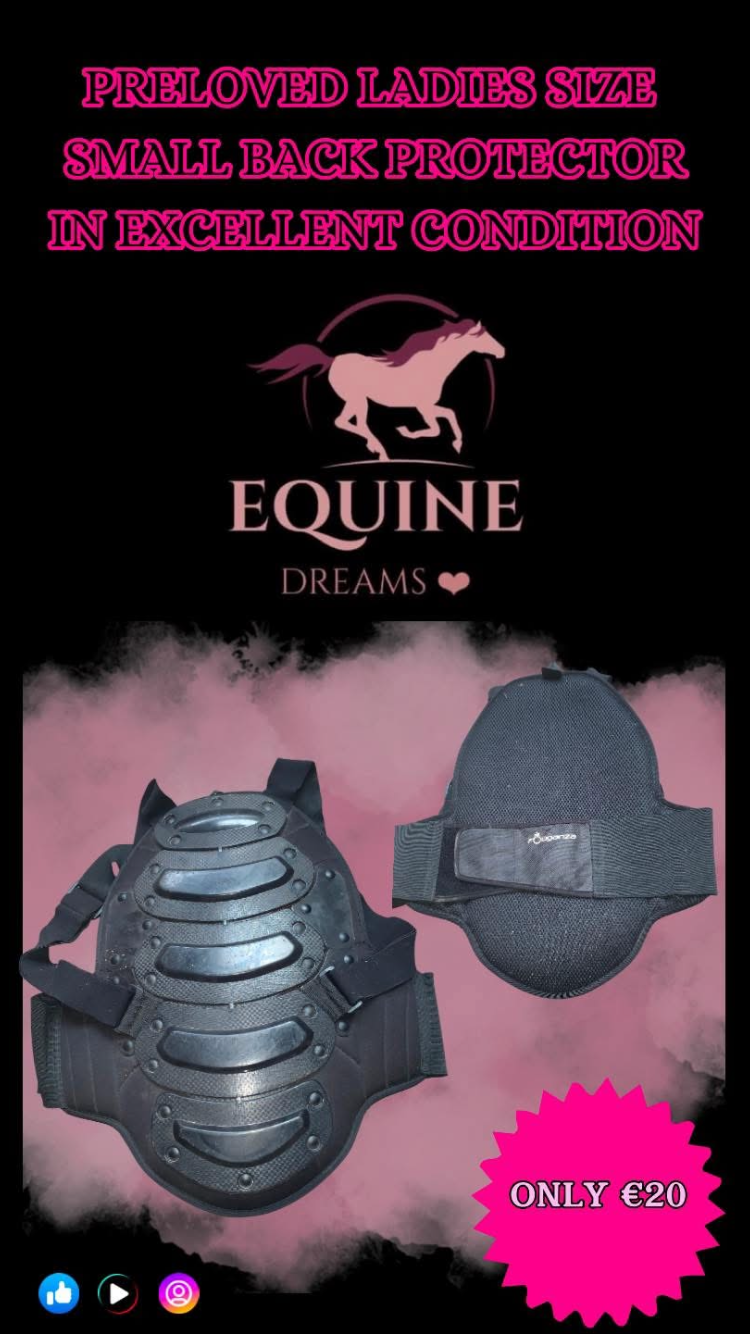 🖤 Preloved Ladies Comfort Wear Back Protector – Size Small 🖤