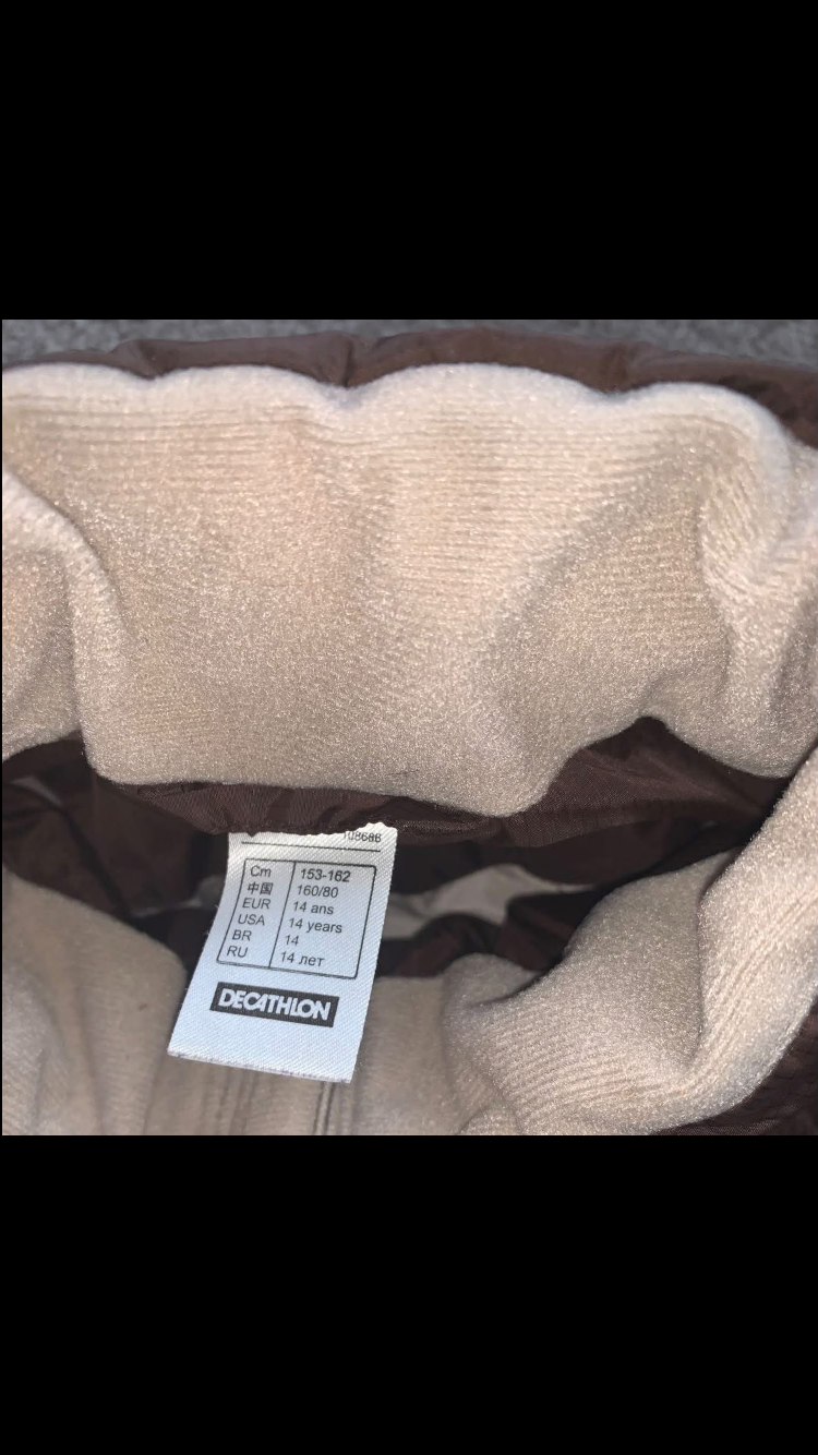 🤎 Preloved Kids Brown Lightweight Waterproof Yard Jacket – Size 14yrs 🤎