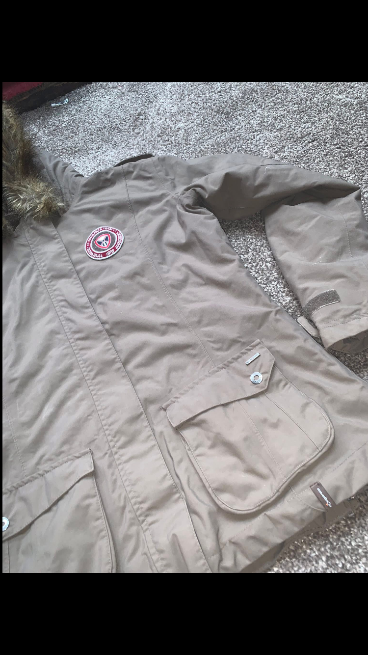 🧥 Beautiful Like New Kids Parka Riding Jacket with Furry Hood – Size 14yrs 🧥