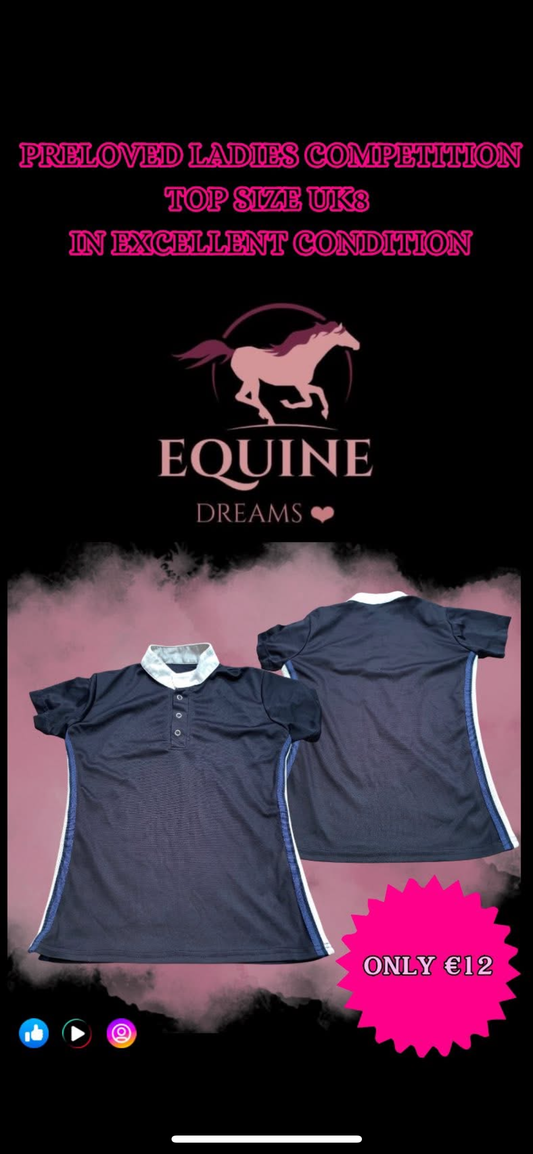 👚 Preloved Ladies Competition Top – Size UK8 👚