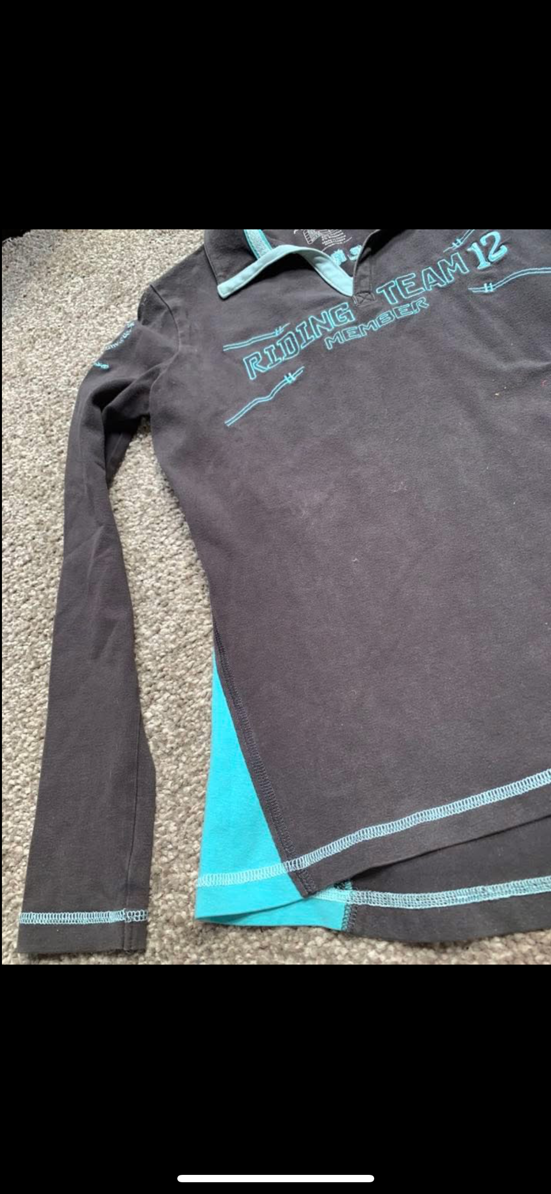 👕 Preloved Kids Long Sleeve Polo – Size 14yrs 👕